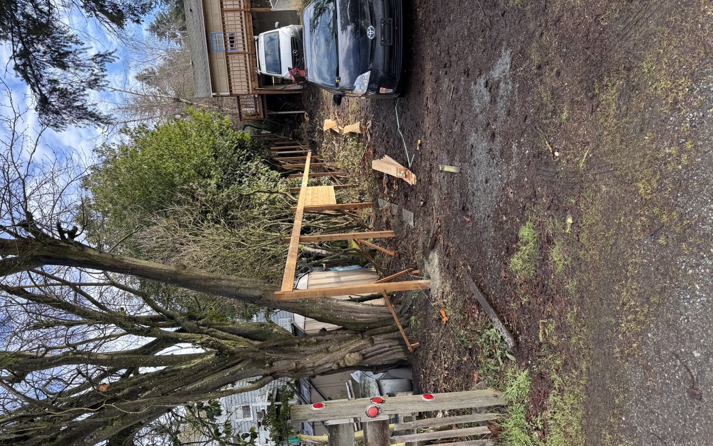 Privacy fence after
